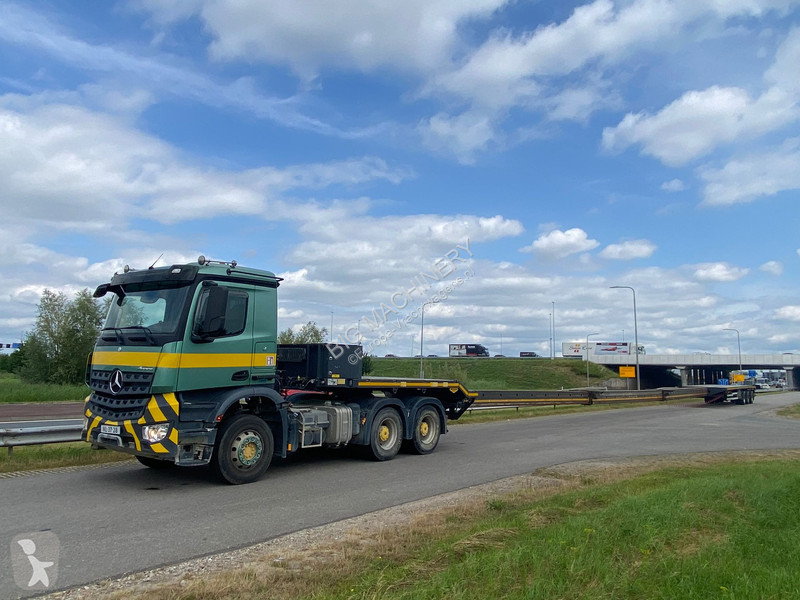 Sættevogn Broshuis trailer 3 -time extendable...