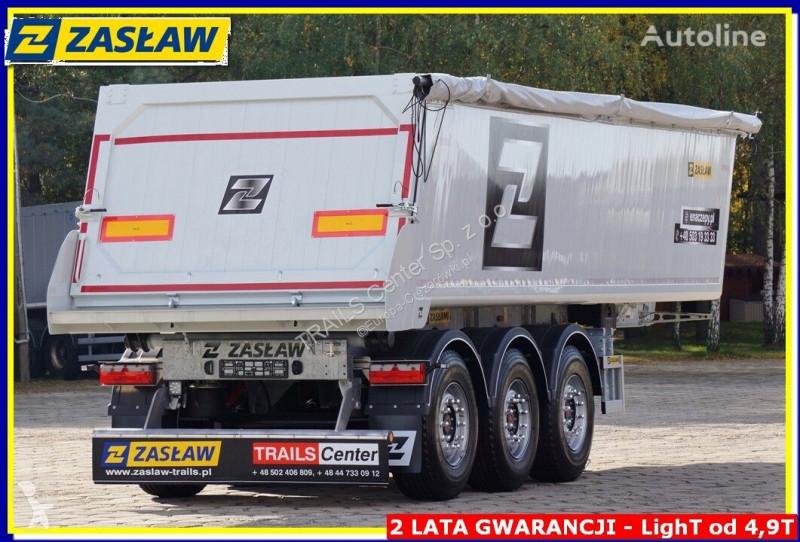 Semi remorque Zasław 28 m³ !! Light UP 4.990 kg...
