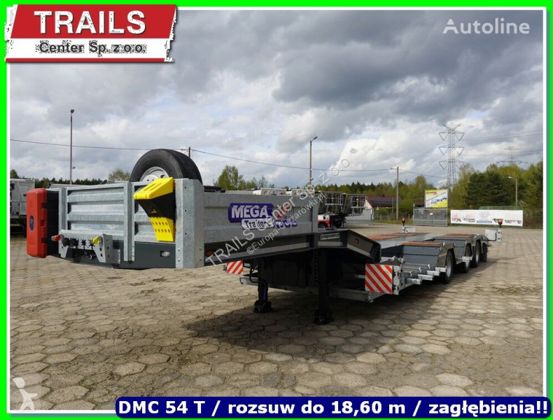 Sættevogn Mega Extandable Low-loader 18.60 m 2...