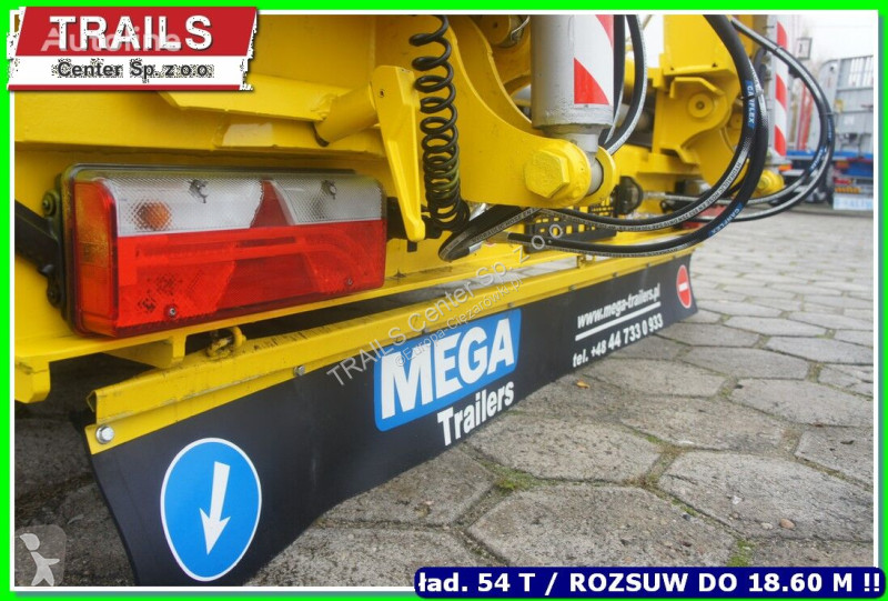 Semirimorchio Mega 4 axle low floor 18.600 m....