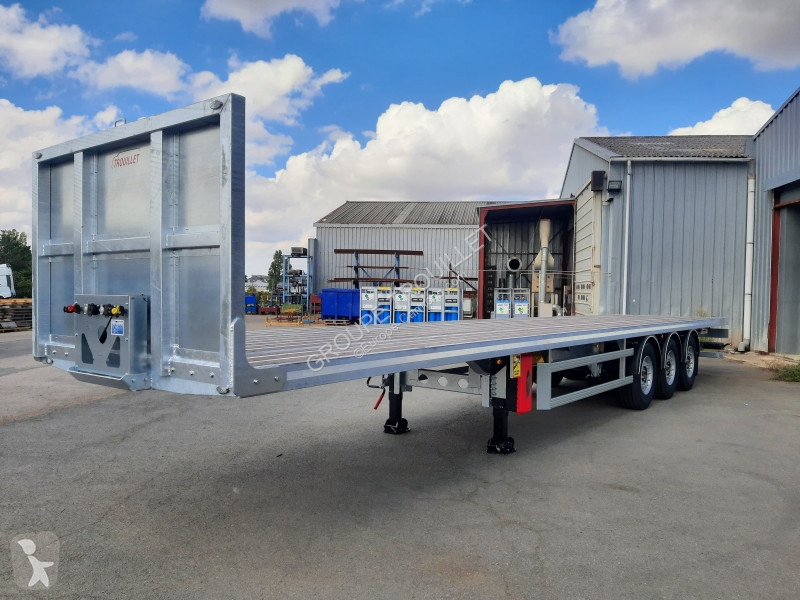 Semitrailer Trouillet 38 TONNES PLATEAU LOURD