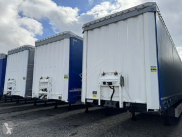 Semitrailer skjutbara ridåer (flexibla skjutbara sidoväggar) Krone
