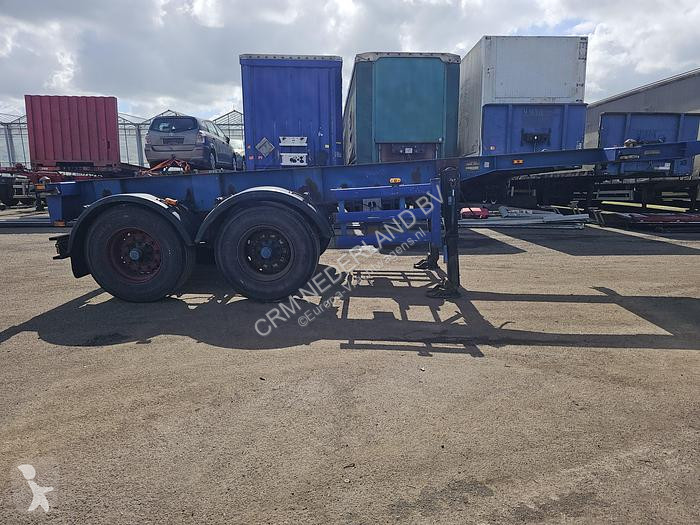 Semitrailer Renders 2 axle 20 ft container...