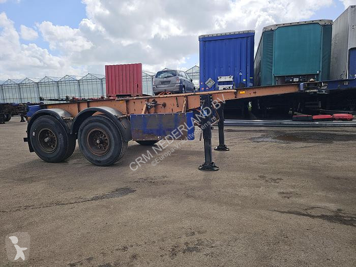 Semi reboque  20 ft container chassis  steel...