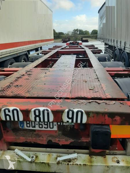 Semi remorque Krone 20 / 40 Multipositions