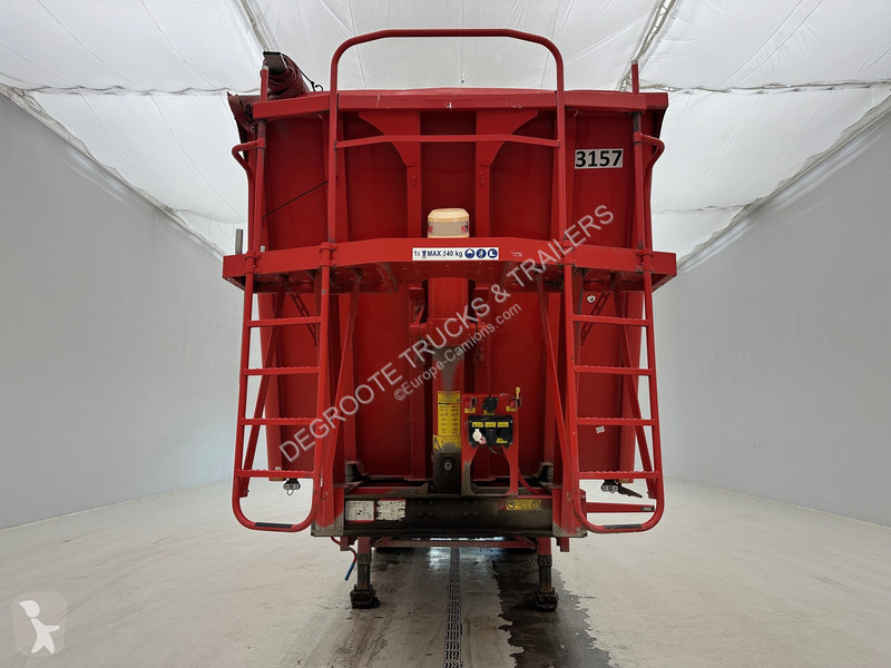 Semirimorchio Stas 49 cub in aluminium