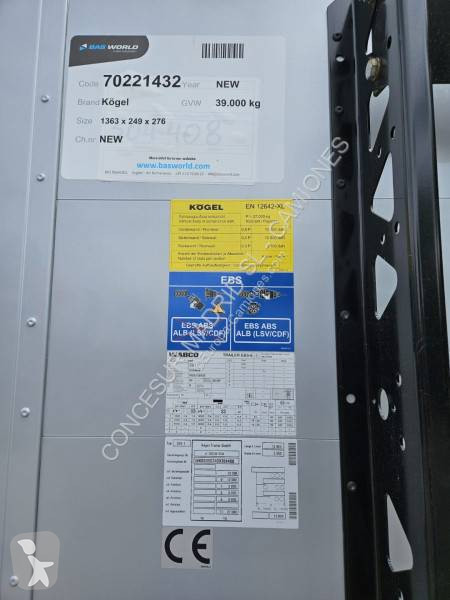 Semi remorque Kögel S24-1