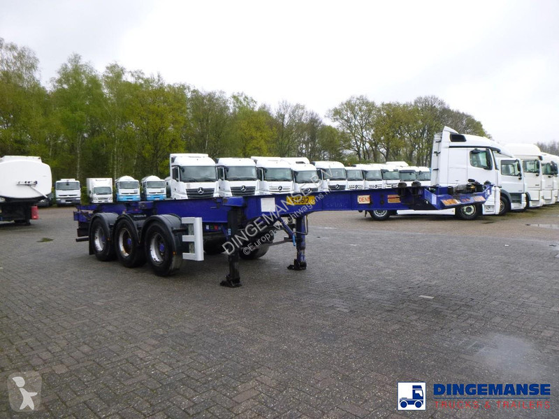 نصف مقطورة Dennison 3-axle container trailer...