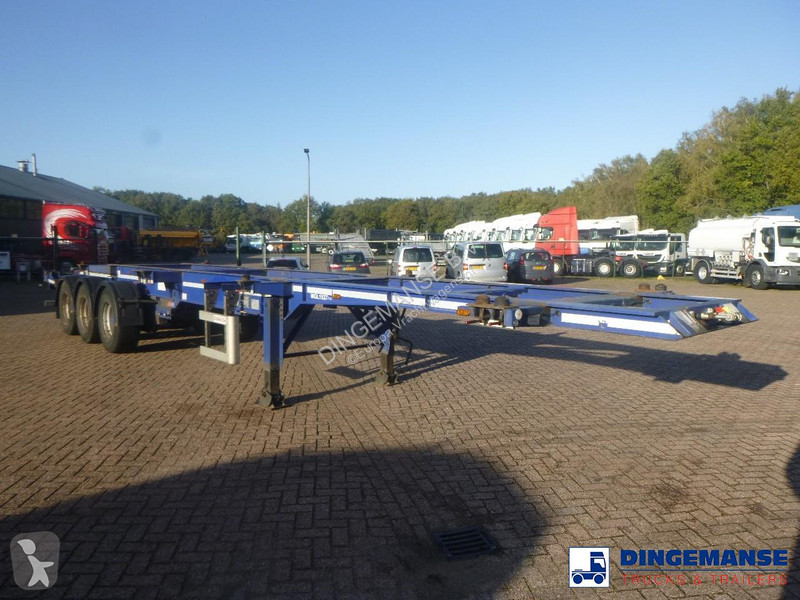نصف مقطورة Dennison 3-axle container trailer...