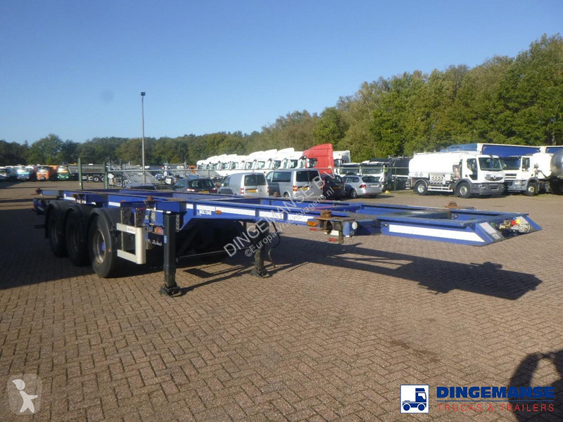 نصف مقطورة Dennison 3-axle container trailer...
