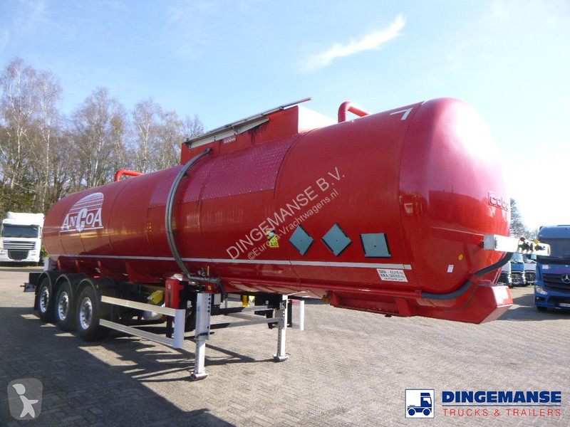 Semi reboque Cobo Bitumen tank inox 34 m3 / 1 comp