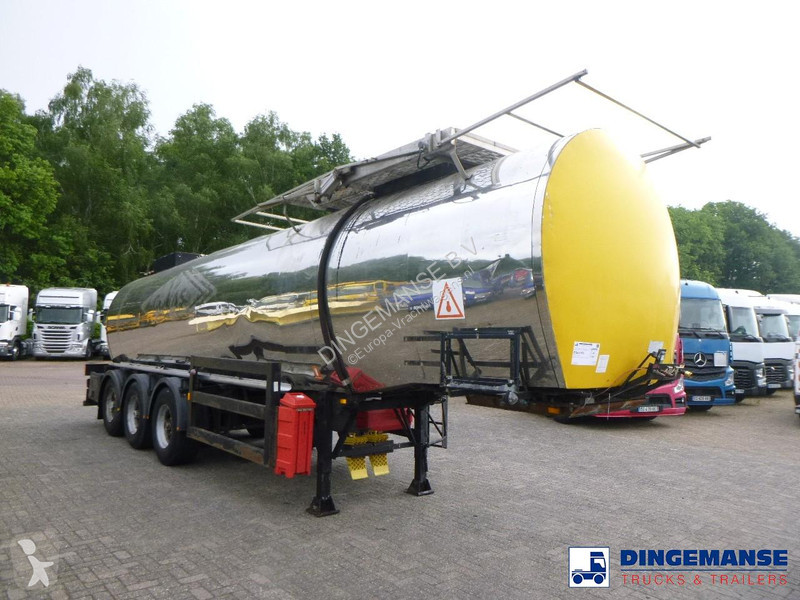 Semi remorque  Bitumen tank inox 28 m3 / 1 comp