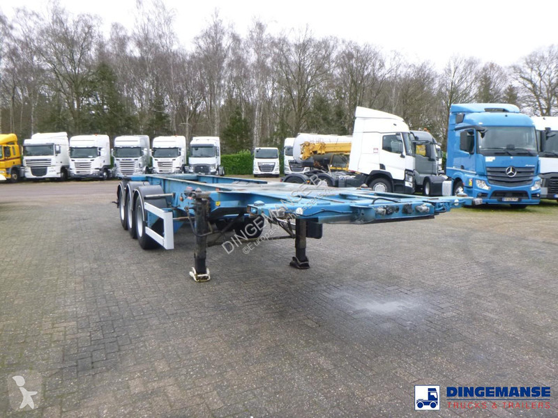 نصف مقطورة Fruehauf 3-axle container chassis...