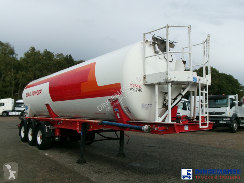 Semi reboque Feldbinder Powder tank alu 41 m3...