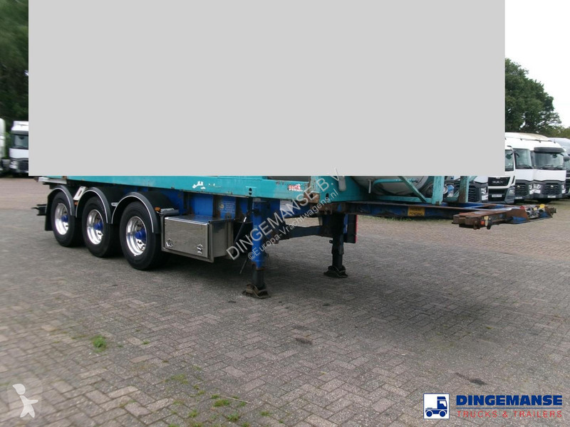 نصف مقطورة Van Hool 3-axle container trailer + ADR