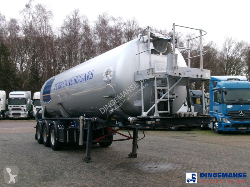 نصف مقطورة Feldbinder Powder tank alu 38 m3...