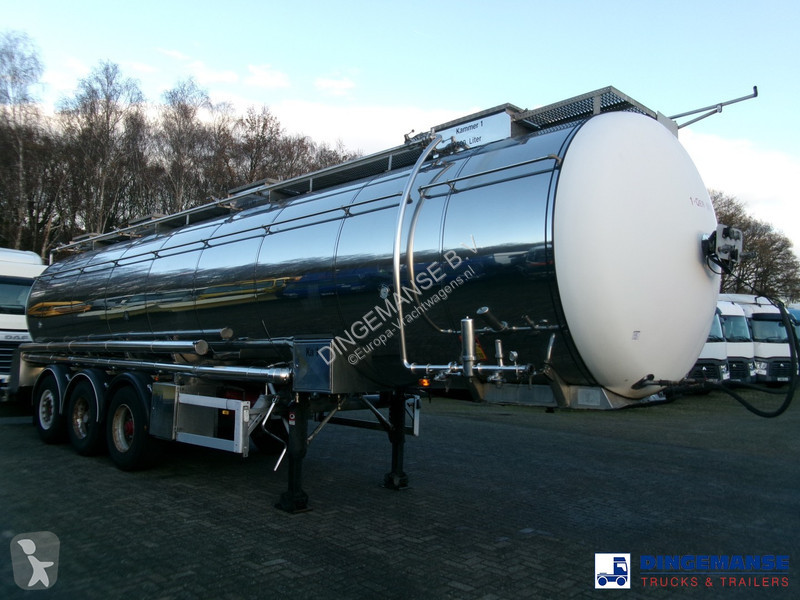 Semiremorca Feldbinder Chemical tank inox 33.5...