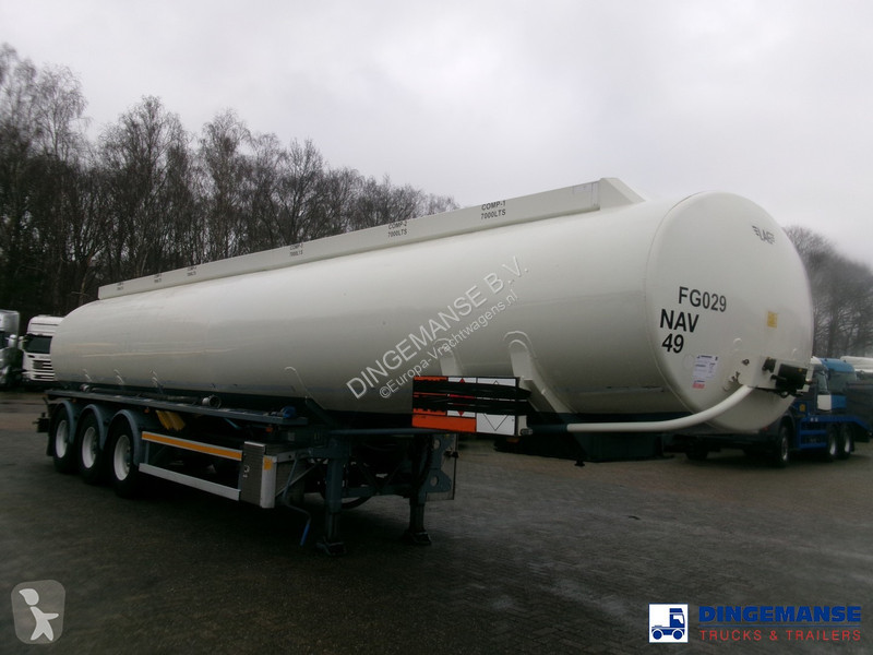 Semiremorca LAG Fuel tank alu 44.5 m3 / 6 comp...