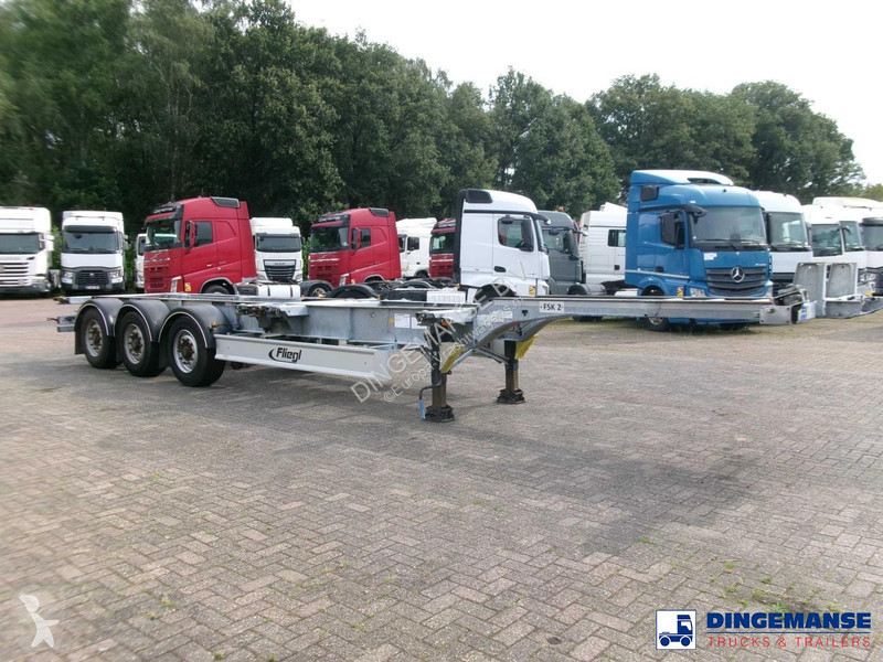 نصف مقطورة Fliegl 3-axle container trailer 45 ft