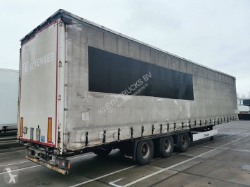 Semitrailer skjutbara ridåer (flexibla skjutbara sidoväggar) Krone