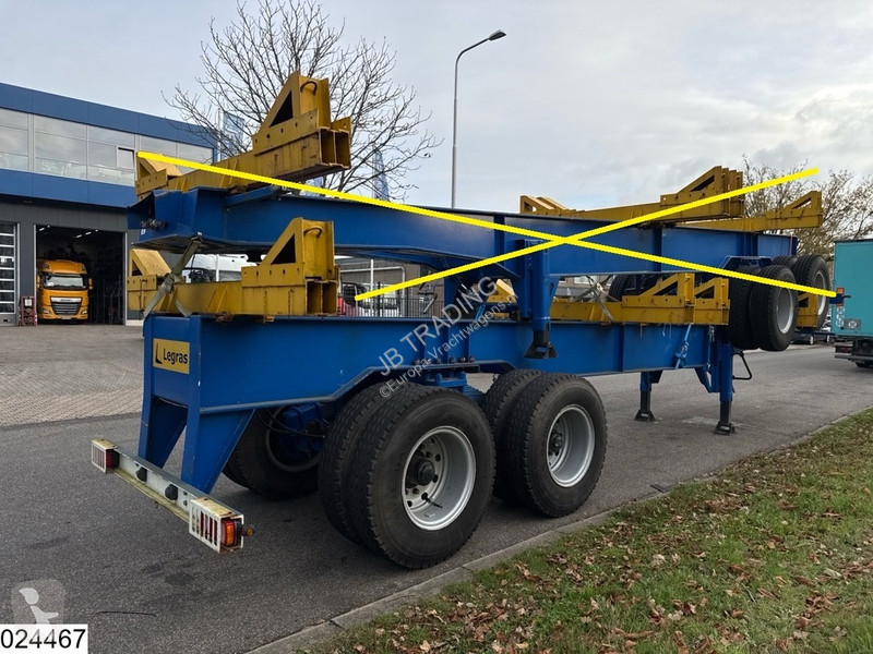 Semiremorca Legras Openlaadbak Wood transport,...