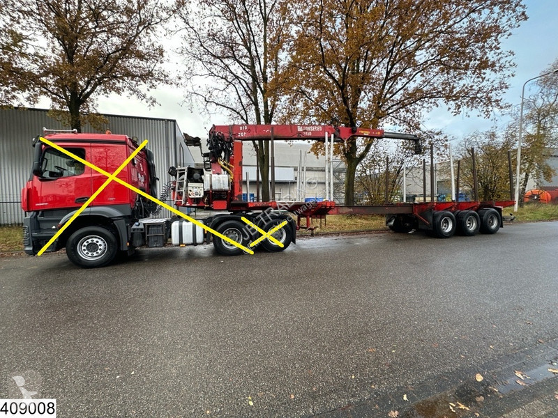 نصف مقطورة Billaud Chassis Wood transport,...