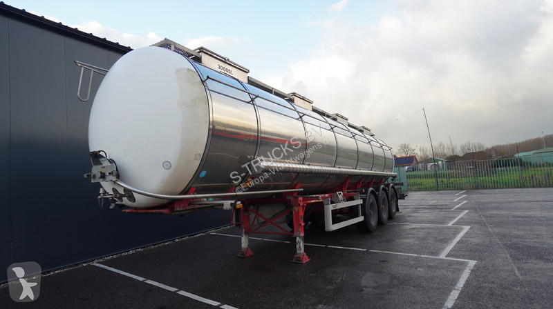 Sættevogn Burg 3 AXLE TANK CHEMIE TRAILER...