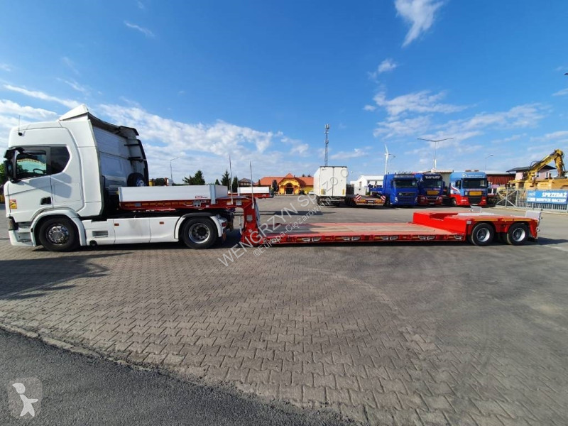 Semitrailer MAX Trailer 2 osiowy Tiefbett...