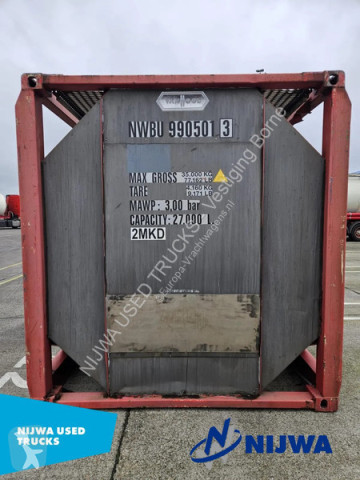 Semi remorque porte containers Van Hool