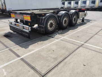Semi remorque porte containers Van Hool