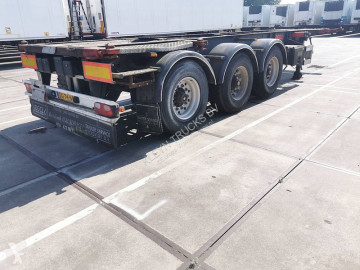 Semi remorque porte containers Van Hool