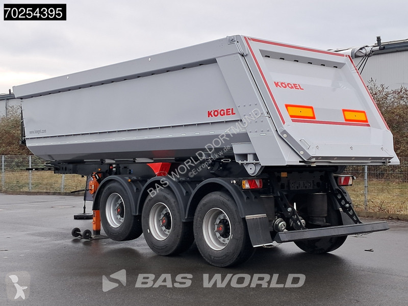 Semi remorque Kögel S24-4 3 axles 27m3 Liftachse