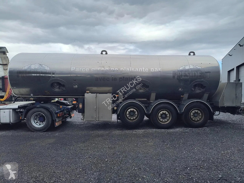 Oplegger Maisonneuve 29000L INSULATED INOX TANK...