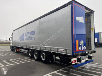 Semitrailer skjutbara ridåer (flexibla skjutbara sidoväggar) Schmitz Gotha