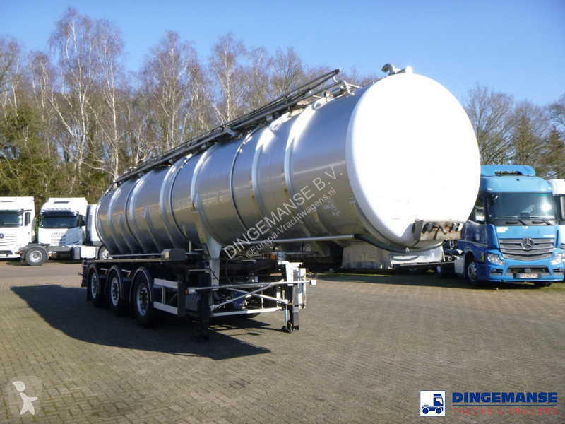 Semi reboque Burg Food tank inox 30.3 m3 / 3 comp