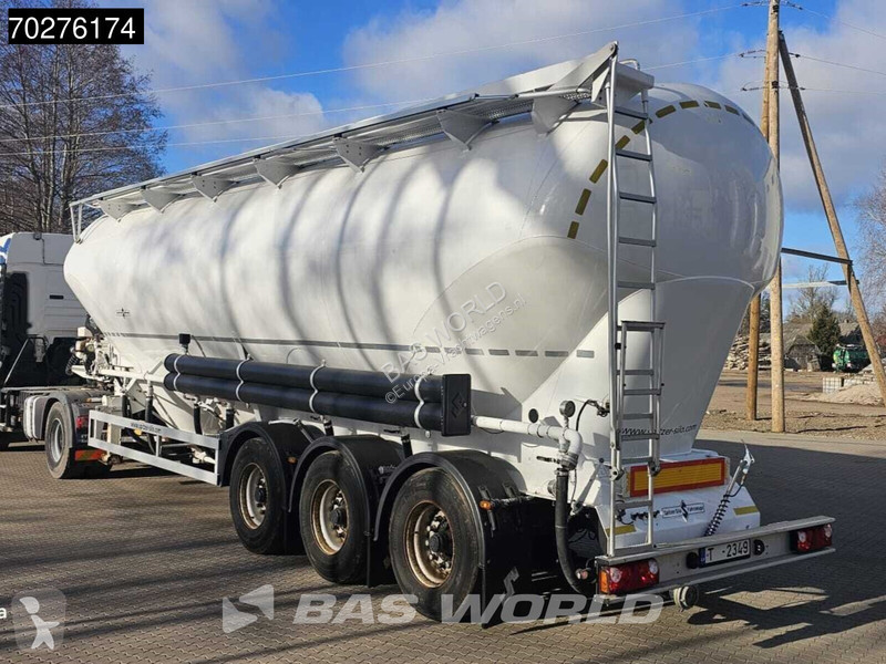 Sættevogn Spitzer SF2755/4P 3 axles 55m3 Liftachse