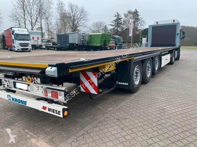 Semitrailer Krone 27 Plattform Auflieger