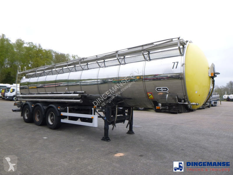 Semi reboque Van Hool Chemical tank inox 30 m3...