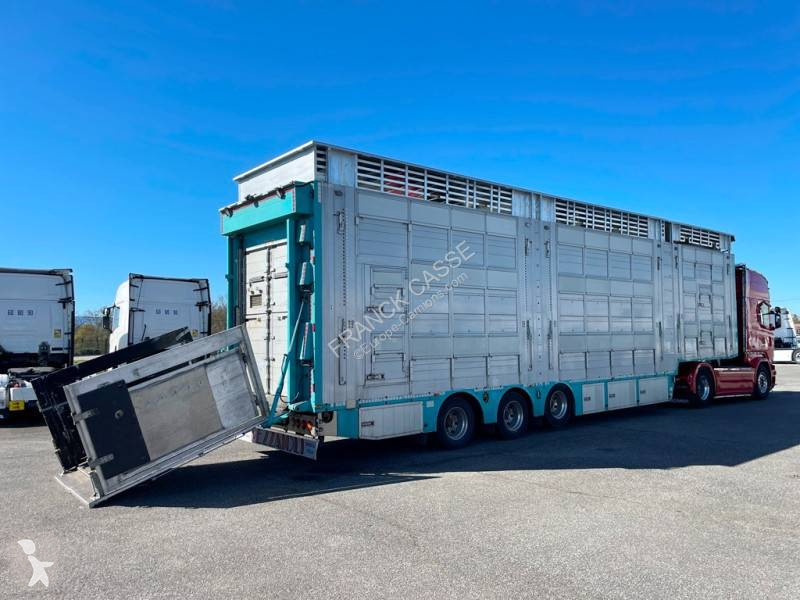 Semitrailer Pezzaioli 3 étages - 3 compartiments