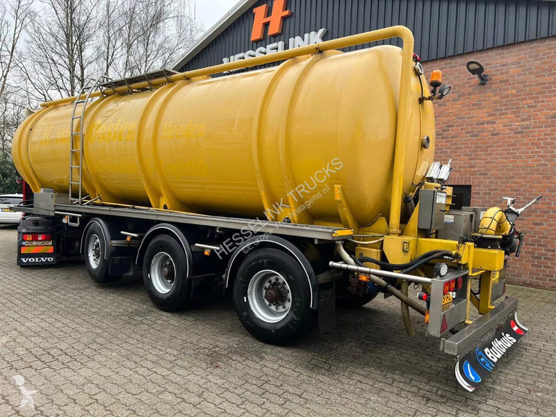 Oplegger Burg 36m3 Mestoplegger Geijkte weging...