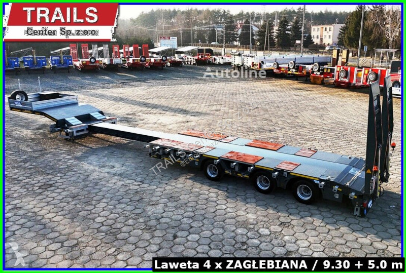 Sættevogn Mega DMC 54 T. 18.60 m. 4 x wheel...