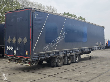 Semitrailer skjutbara ridåer (flexibla skjutbara sidoväggar) Krone