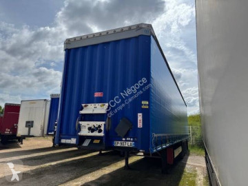 Semitrailer skjutbara ridåer (flexibla skjutbara sidoväggar) Krone