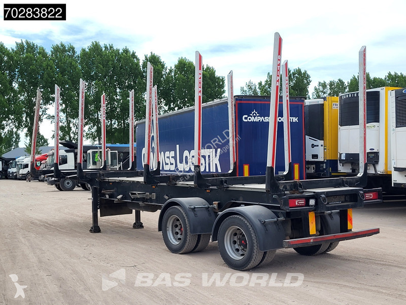 Oplegger  HTS20TRI Lenkachse Holz Wood
