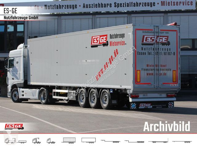 Semitrailer Knapen 3-Achs-Schubbodenauflieger 92m³