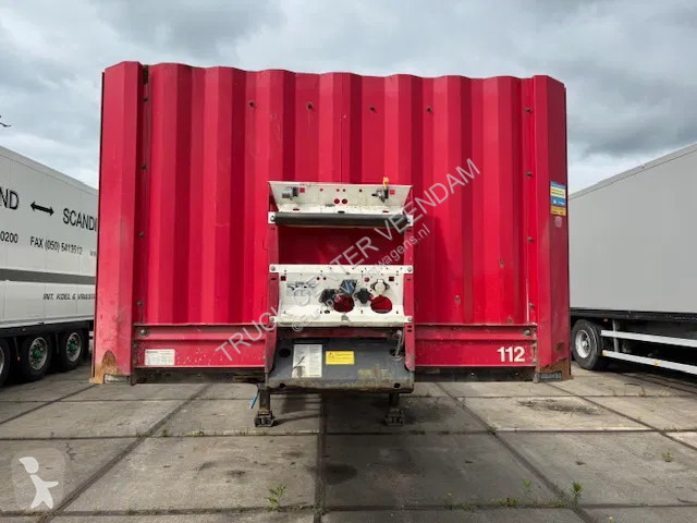 Semitrailer Krone Flatbed met rongen 41 ton...