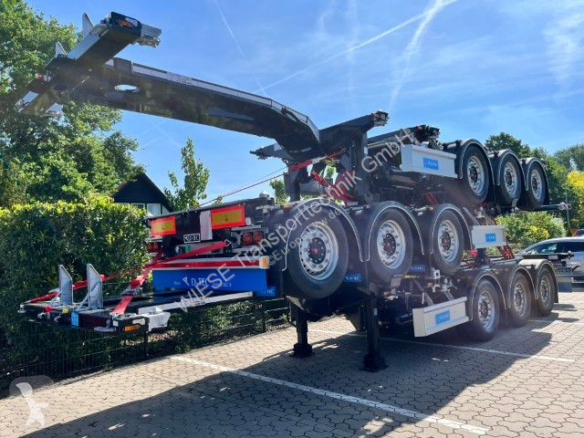 Semitrailer D-TEC Containerchassis Flexitrailer
