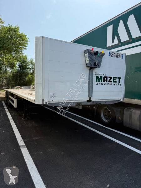 Semi remorque Fruehauf Plateau Mega