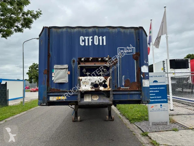 Semitrailer Krone Flatbed met rongen 41 ton...