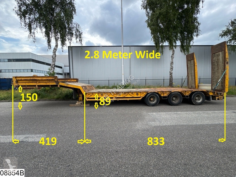 Oplegger Trax Lowbed 53.000 KG